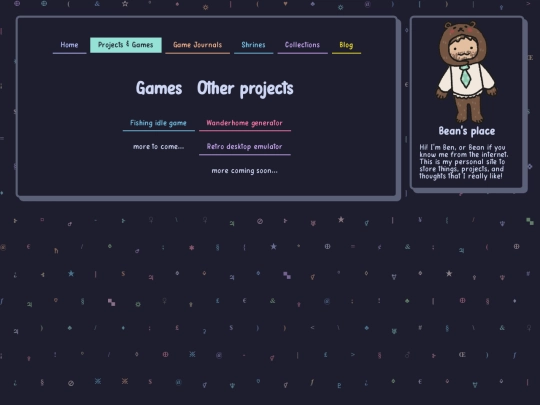 projects screenshot