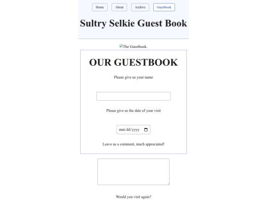 guestbook screenshot