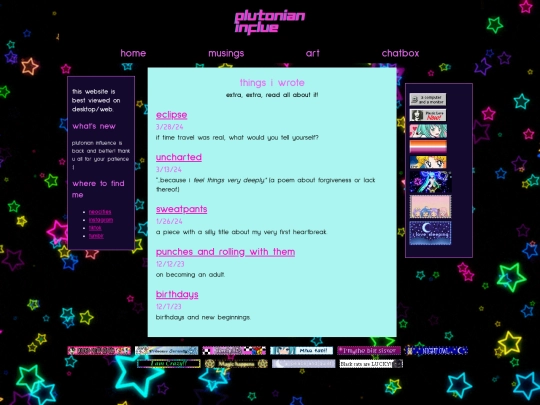 writing screenshot