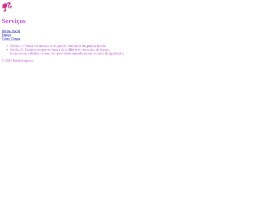 serviços screenshot