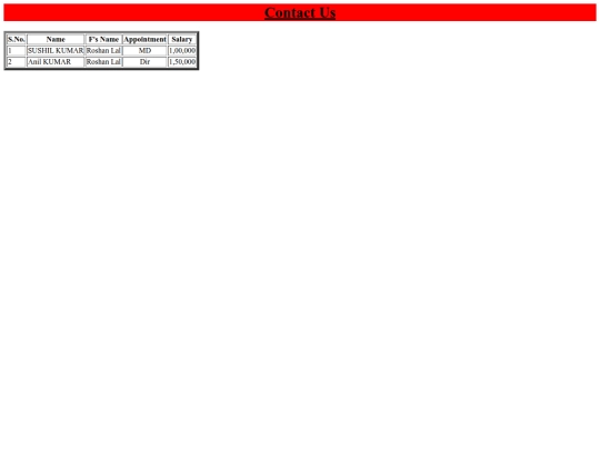 staff screenshot