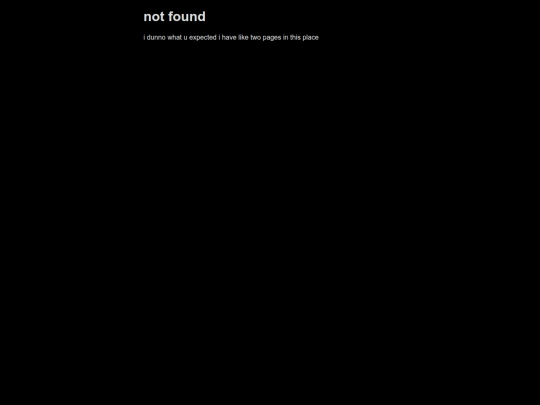not_found screenshot