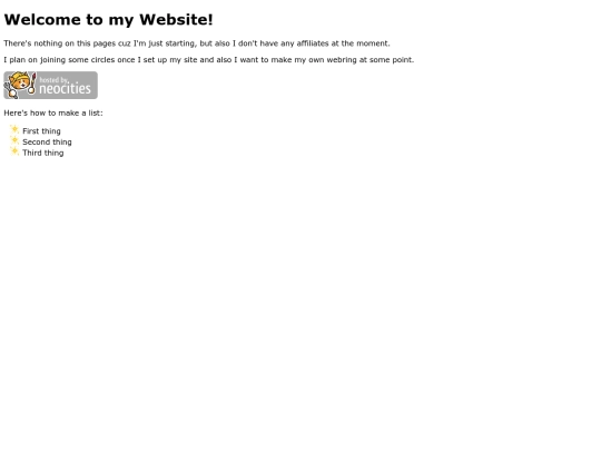 Affiliates screenshot