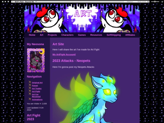 Art/ArtFightNeopets screenshot