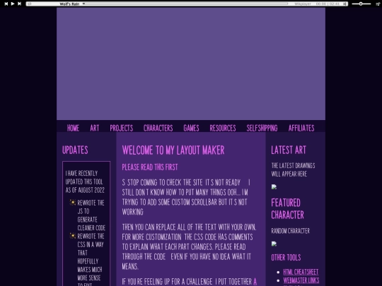 index screenshot