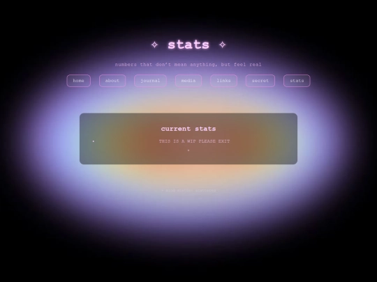 stats screenshot