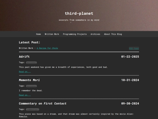 index screenshot