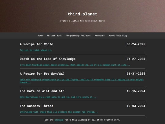 pages/written_work screenshot