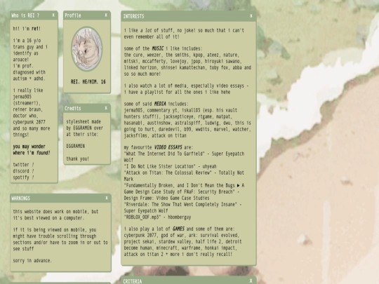 index screenshot