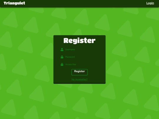 register screenshot