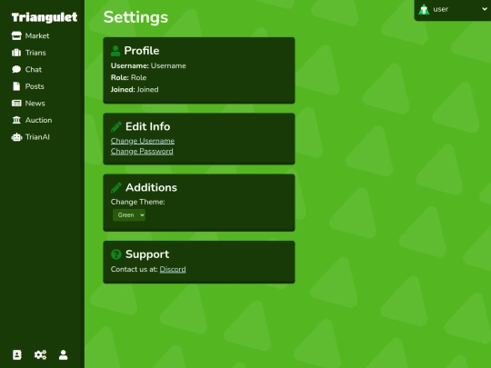 settings screenshot