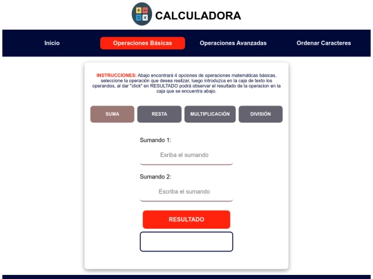 calculadora/sumar screenshot