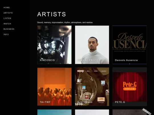 artists screenshot