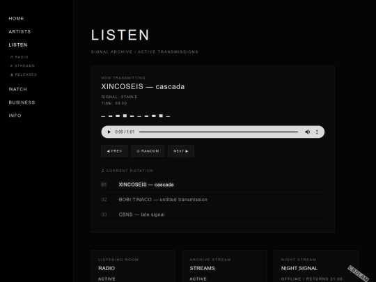listen screenshot