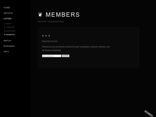 listen/members screenshot