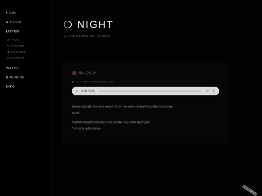 listen/night screenshot