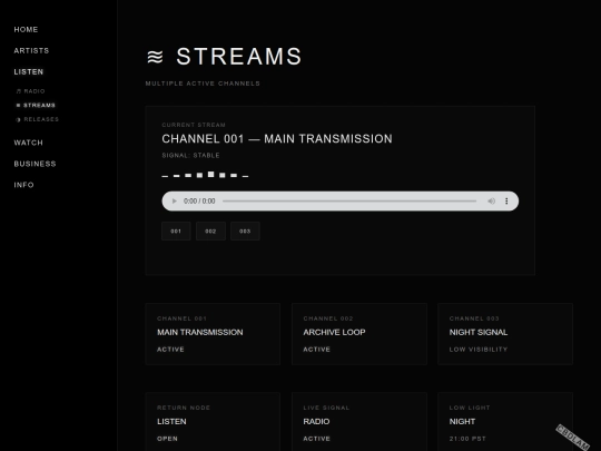 listen/stream screenshot