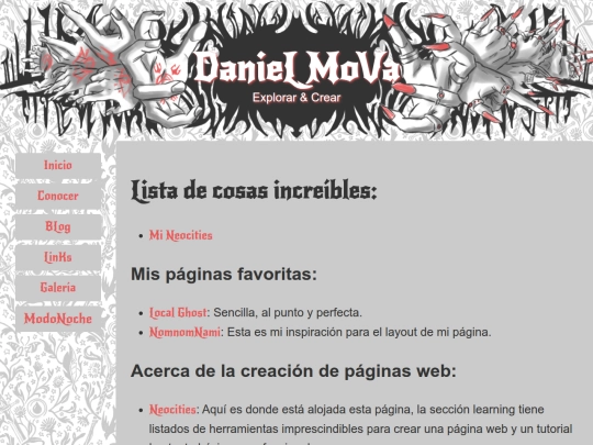links screenshot