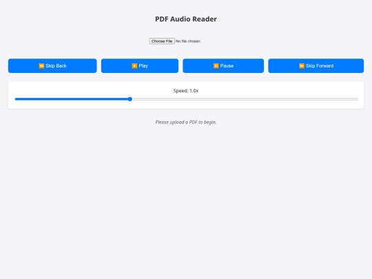 pdfaloud screenshot