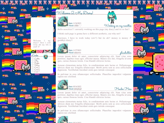 pages/diary screenshot