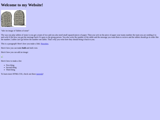 Page1 screenshot