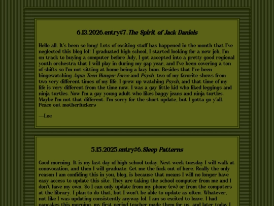 blog screenshot