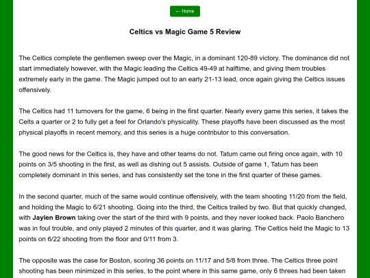 Celtics/round1/game5review screenshot