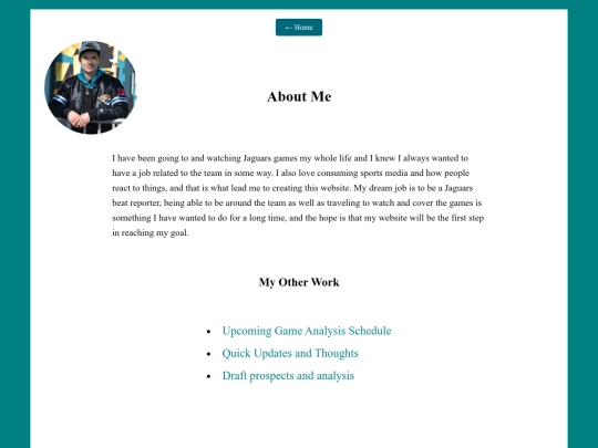 Jaguars/about screenshot