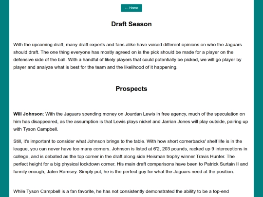 Jaguars/nfldraft screenshot