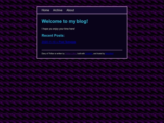 blog screenshot