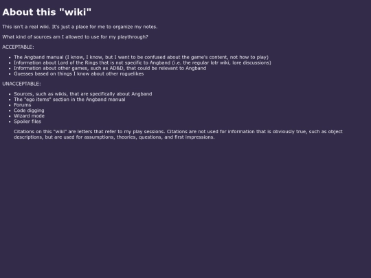 angbandWikiGeneral screenshot