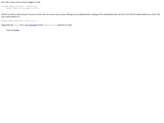 onbeforeunload screenshot