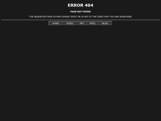 not_found screenshot