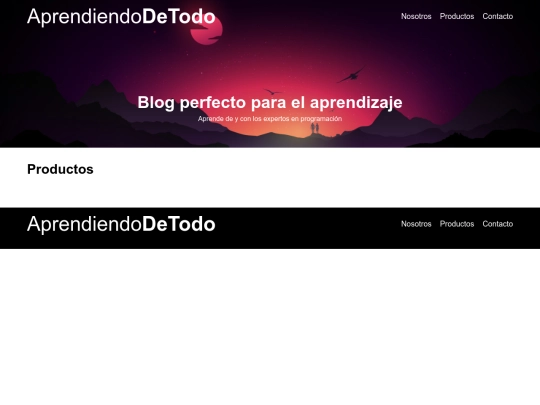 pages/productos screenshot