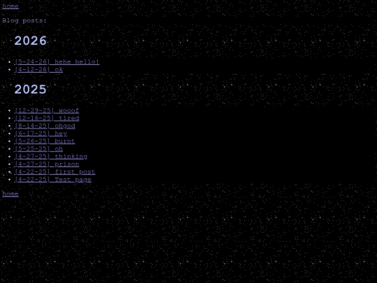 blog/postList screenshot