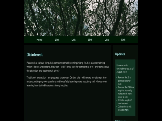 index screenshot