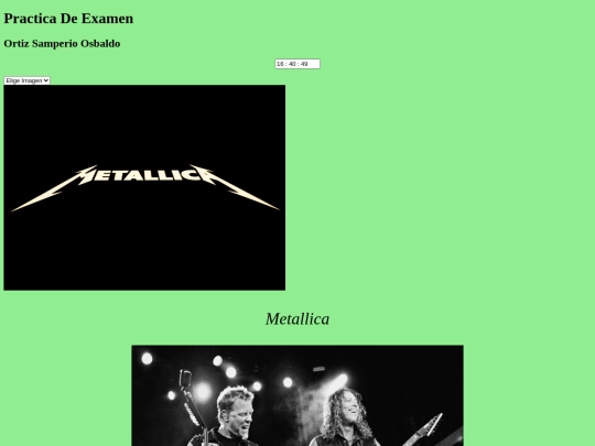 Examen/Todo screenshot