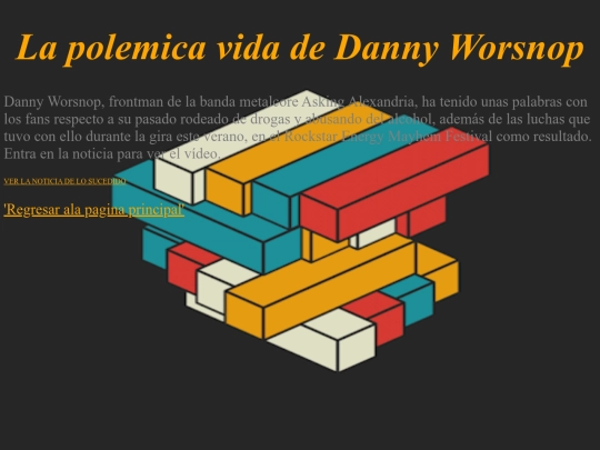 paginaCursos/LaPolemicaVidaDeDanny screenshot
