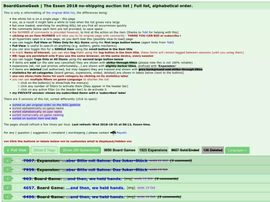 BGG/PRIVATE_Essen_2018_auction_FULL_alphabetical screenshot