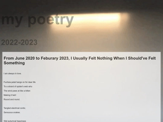 mypoetry screenshot