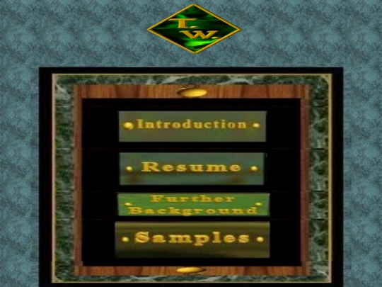 RESUME/SIDEBAR screenshot