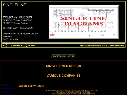 SAMPLES/CAD/ELEC/SINGLELINE screenshot