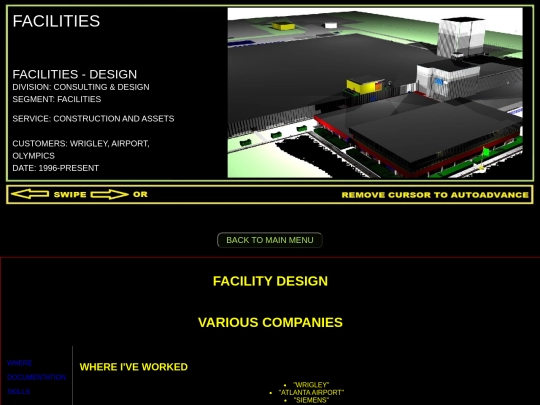 SAMPLES/CAD/FACIL/FACILITY screenshot
