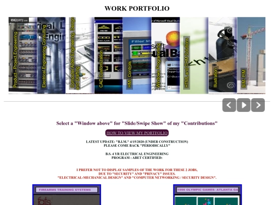 SAMPLES/PORTFOLIO screenshot