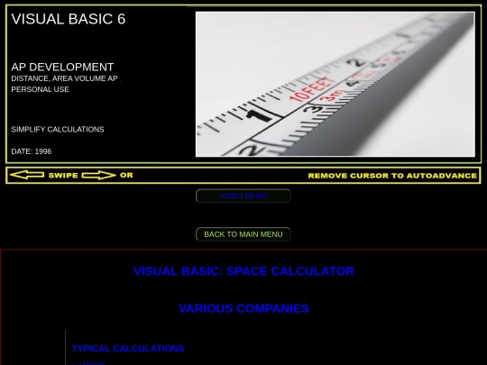 SAMPLES/VB/DIST/vb-distance screenshot