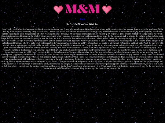 Gallery/Writing/BeCarefulWhatYouWishFor screenshot