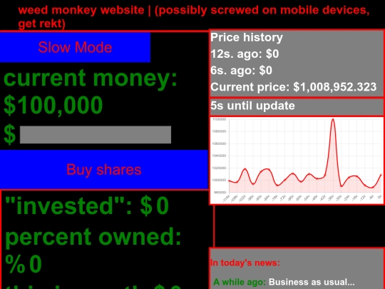games/weed monkey screenshot