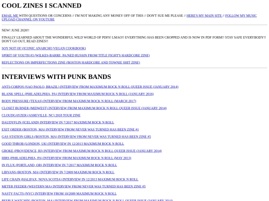 index screenshot