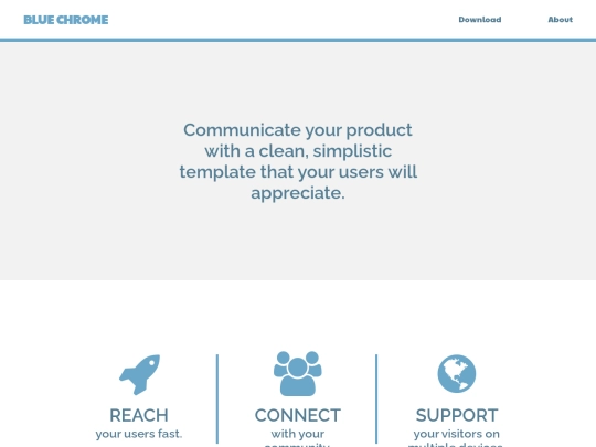 templates/bluechrome screenshot