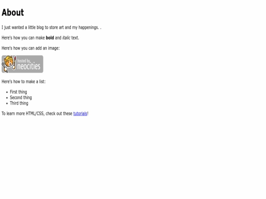 index screenshot